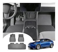 GAFAT Tesla Model Y Tappetini Abitacolo TPE 2024 2023-2021, OEM-Originale Tesla Model Y 2023 Tappetini in gomma Scansione 3D Bordo Alto 6-10CM, Accessori Tesla Model Y 2024 [5 Posti]