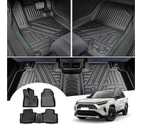 GAFAT Toyot-a RAV4 XA50/Hybrid HEV 2019-2024 2025 Tappetini Abitacolo in Gomma, RAV4 2023 Tappetino Originali per Scansione 3D TPE Extra Alto Bordo 6-10 CM, Compatibile con Toyota RAV4 Accessori (TPE)