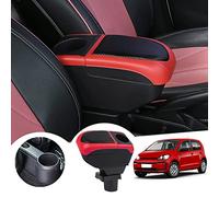GAFAT V-W UP/Seat MII/Citigo 2013-2022 2023 Braccioli per console centrale, con vano portaoggetti e portabicchieri (rosso)