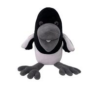 gafdu Steve E Maggie Giocattoli Figura, 8,6 Pollici Di Steve E Maggie Animale Di Peluche, Cuscini Morbidi A For-ma Di Bambola Corvo Dei Cartoni Animati, Peluche Corvo Nero Animale Di Peluche Corvo