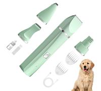gafdu Tagliazampe per cani, Tagliazampe per cani, Rasoio elettrico per gatti, senza fili, a basso rumore, per la toelettatura delle zampe, Rasoio impermeabile ricaricabile 4 in 1 per toelettatura
