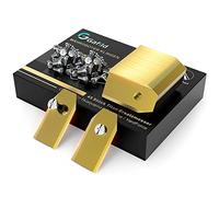 Gafild Titanio Acciaio Inossidabile Lame Ricambio,45PCS Lama di taglio per Automower (oro)