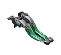 GAFITSEP Compatible With 9GT 2021-2023 Moto 9 GT 5D Leve Freno Frizione Regolabili Pieghevoli Estensibili 9 GT Leva Freno(Green1)