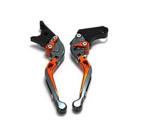 GAFITSEP Compatible With GSX400F Impulse 1994-2004 GSX 400F GSX 400 F Moto Pieghevole Estensibile Regolabile Freni Frizione Leva Leva Freno(ORANGE2)