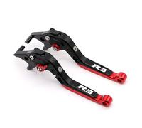 GAFITSEP Compatible With YZF-R3 YZF R3 2014-2020 2019 For Moto Leve Freno Frizione Pieghevoli Manopole Manubrio YZF-R3 Maniglie Leve Leva Freno(Red1)