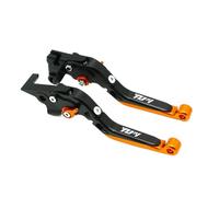 GAFITSEP Compatible With YZFR1 YZF-R1 YZF R1 1999-2018 For Moto Leve Freno Frizione Pieghevoli Ed Estensibili Protezione Leva Maniglia(Orange)