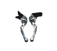 GAFITSEP For AK550 AK 550 2017-2018 In Lega Di Alluminio Leve Freno Frizione Pieghevoli Moto Freni Regolabili Leva Freno(Silver1)