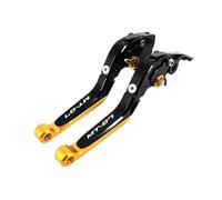 GAFITSEP For Moto Compatible With MT-07 MT07 FZ-07 2014-2024 CNC Regolabile Pieghevole Estensibile Moto Freni Frizione Leve Leva Freno(Gold)