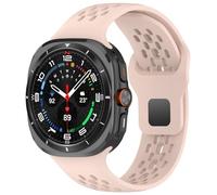 GAFNED Banda in silicone traspirante morbido per Samsung Galaxy Watch 7 Ultra 47mm Sports Loop Strap No Gaps Bracciale per Galaxy 7 Ultra 47mm(Pink)