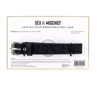 Gag A Palla In Silicone Traspirante In Pizzo