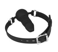 Gag SM realistico in silicone con palla 1.6'' e tappo, cinghia regolabile 14-20in