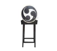 GAGALU Ghost Giapponese Taiko Drum, Big Drum, Tai Chi Drum, con Supporto per Il Tamburo di Legno, Tamburo in Pelle di Vacca, Tamburo Verticale, Strumento di Celebrazione del Festival,B,66CM