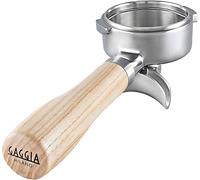 Gaggia Holzsiebträger bodenlos Edelstahl und Eschenholz accessorio 421946507221