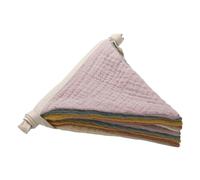 Gagliardetti triangolari multicolori - Gagliardetti triangolari in tessuto colorato, bandierine triangolari lavabili in lavatrice, bandierine decorative per interni