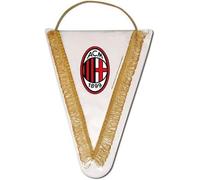 GAGLIARDETTO Triangolare 20x28 cm A.C. Milan Sfondo Bianco - Prodotto Ufficiale