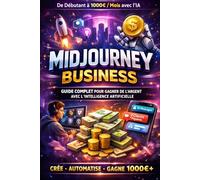 Gagner de l'argent avec Midjourney : Guide pour générer des revenus avec l'IA.: Apprenez à créer des visuels professionnels, maîtriser les prompts et lancer un business rentable en 7 jours.