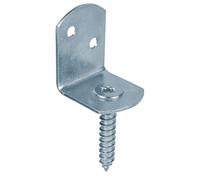 GAH-Alberts 204822 Supporto per recinzioni paravento a L | in varie versioni | zincato blu | Altezza totale 83 mm | Set da 12