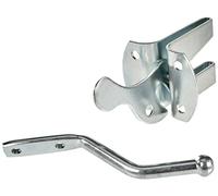 GAH-Alberts 210182 Serratura per cancello da Giardino, Acciaio, Grigio, 12.7 x 4.5 x 5.8 cm