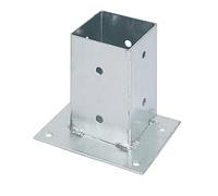 GAH-Alberts 211745 Porta palo da avvitare, Acciaio, 91 x 91 mm