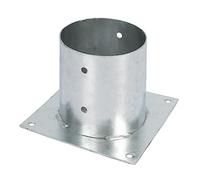 GAH-Alberts 211776 Porta palo da avvitare, Acciaio, Ø141 mm