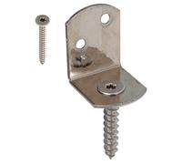 GAH-Alberts 213275 Supporto per recinzioni paravento a L, Acciaio