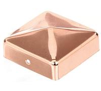 Alberts 217280 Copripalo per Pali in Legno, Rame, 70 x 70 mm