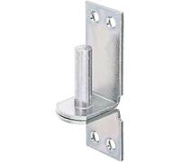 GAH-Alberts 311230 Cardine su piastra, Acciaio, Dorn 13 mm / 100 x 35 mm / 10 Stk