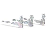 GAH-Alberts 314682 314699 - Set di 3 fermaporta a testa di donna, da avvitare, zincata galvanicamente, 129 mm