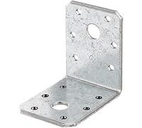 GAH-Alberts 330835 Squadretta di giunzione, zincata con procedimento Sendzimir, Grigio, 60 x 60 x 45 mm, Set da 50