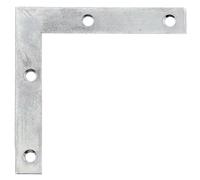 GAH-Alberts 337001 Squadretta per mobili, Acciaio, 75 x 75 x 12 mm / 50 pz