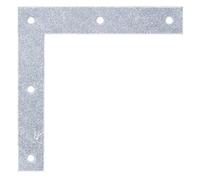 GAH-Alberts 337056 Squadretta per mobili, Acciaio, 100 x 100 x 15 mm / 50 pz