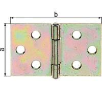 GAH-ALBERTS 346492 Cerniera, Acciaio, 60 x 90 mm / 20 pz