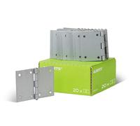 GAH-Alberts 346508 Cerniera | larga | zincata gialla | 70 x 104,5 m | Set da 20