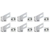 GAH-Alberts 348274 348366 - Set di 6 viti di sicurezza zincate galvanizzate, lunghezza 93 mm, larghezza 37 mm, lunghezza 3 mm