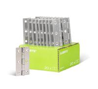 GAH-Alberts 361198 Cerniera, Acciaio, 82 x 44 mm / 20 Stk