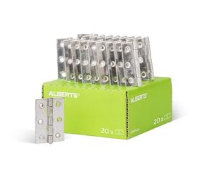 GAH-Alberts 361235 Cerniera, Acciaio, 63 x 43 mm / 20 pz
