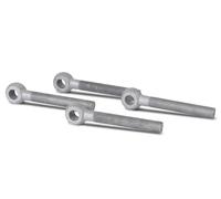 GAH-Alberts 410841 411220 accessorio | adatto per tiranti | zincato a caldo | Filettatura M20 | iniziale asta filettata - vite centrale 150 mm | Set da 2 pezzi