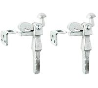 GAH-Alberts 410896 412814 - Fermaporta, per calcestruzzo, altezza 168 mm, profondità 52 mm, set da 2