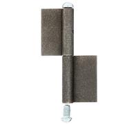 GAH-Alberts 414429 Cerniera per cancelli metallici | Tipo KO4 | Acciaio | Altezza 120 mm | Diametro Ø9 mm | Set da 10