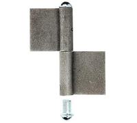 GAH-Alberts 414436 Cerniera per cancelli metallici, Acciaio, 140 mm / ø14 mm / 10 pz
