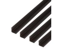 GAH-Alberts 423872 432799 - Profilo angolare in acciaio, 1000 x 20 x 1,2 mm, set da 4
