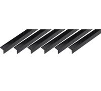 GAH-Alberts 423933 433000 - Profilo angolare, autoadesivo, in plastica, 1000 x 20 x 20 mm, set da 6
