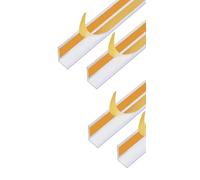 GAH-Alberts 423971 433512 - Set di 4 profili angolari autoadesivi, in alluminio, colore: bianco, 1000 x 20 x 20 mm