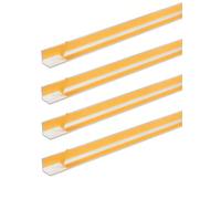GAH-Alberts 423988 433536 - Profilo angolare autoadesivo in alluminio anodizzato, 1000 x 20 x 20 mm, set da 4 pezzi