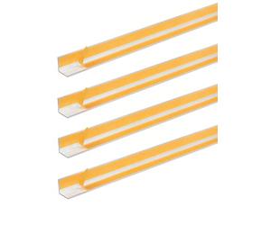 GAH-Alberts 423988 433536 - Profilo angolare autoadesivo in alluminio anodizzato, 1000 x 20 x 20 mm, set da 4 pezzi