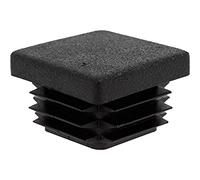 GAH-Alberts 426729 Cappuccio di chiusura per tubi quadrati, Plastica, 25 mm, 16 pz