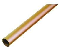 GAH-Alberts 471255 Tubo Tondo, Ottone, 1000 x 10 mm