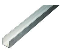 GAH-Alberts 474362 Profilo a U, Alluminio, 1000 x 15 x 15 mm