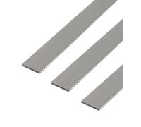 GAH-Alberts 497446 469887 - Profilo BA piatto, in alluminio di alta qualità, lunghezza 1 m, larghezza 20 mm, set da 3