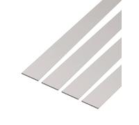 GAH-Alberts 497903 473044 - Asta piatta, anodizzata, 1000 x 30 x 2 mm, set da 4